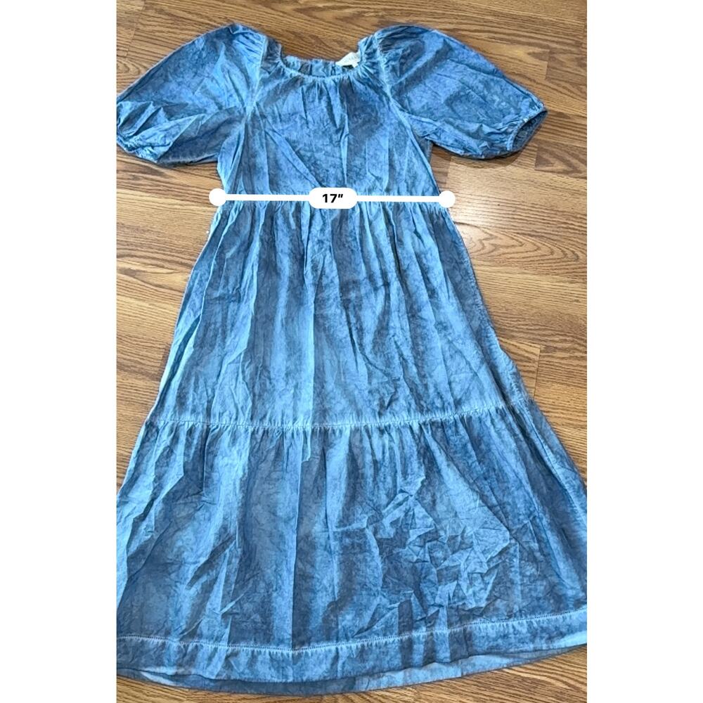 THE GREAT THE PARK DRESS  INDIGO FOG WASH size 1 / US S - Picture 7 of 12